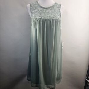 NWT As U Wish size large pale green sleepwear